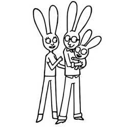 Dessin à colorier: Simon Lapin (Personnages de dessins animés) #192969 - Coloriages à Imprimer Gratuits