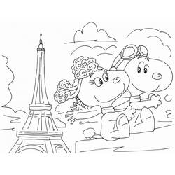 Coloriage Snoopy (Personnages de dessins animés) #202870 à imprimer et colorier