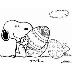 Coloriage Snoopy (Personnages de dessins animés) #202884 à imprimer et colorier