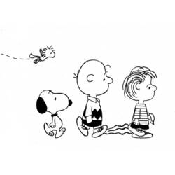 Coloriage Snoopy (Personnages de dessins animés) #202891 à imprimer et colorier