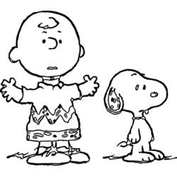 Coloriage Snoopy (Personnages de dessins animés) #202894 à imprimer et colorier