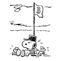 Coloriage Snoopy (Personnages de dessins animés) #202896 à imprimer et colorier
