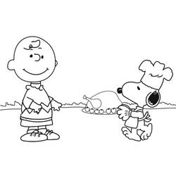 Coloriage Snoopy (Personnages de dessins animés) #202906 à imprimer et colorier