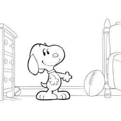 Coloriage Snoopy (Personnages de dessins animés) #202911 à imprimer et colorier