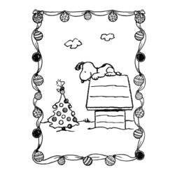 Coloriage Snoopy (Personnages de dessins animés) #202926 à imprimer et colorier