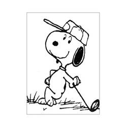Coloriage Snoopy (Personnages de dessins animés) #202932 à imprimer et colorier