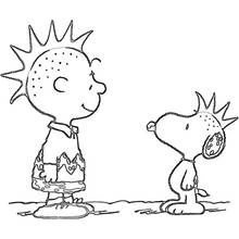 Coloriage Snoopy (Personnages de dessins animés) #27173 à imprimer et colorier