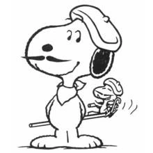 Coloriage Snoopy (Personnages de dessins animés) #27191 à imprimer et colorier