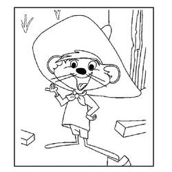 Dessin à colorier: Speedy Gonzales (Personnages de dessins animés) #205207 - Coloriages à Imprimer Gratuits