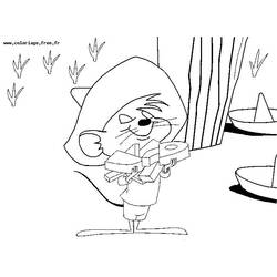 Dessin à colorier: Speedy Gonzales (Personnages de dessins animés) #30717 - Coloriages à Imprimer Gratuits