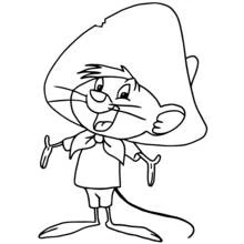 Dessins à colorier: Speedy Gonzales - Coloriages à Imprimer Gratuits
