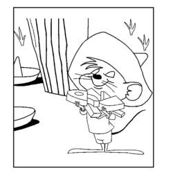 Dessin à colorier: Speedy Gonzales (Personnages de dessins animés) #30734 - Coloriages à Imprimer Gratuits