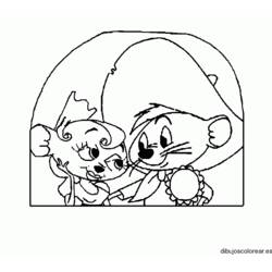 Dessin à colorier: Speedy Gonzales (Personnages de dessins animés) #30736 - Coloriages à Imprimer Gratuits
