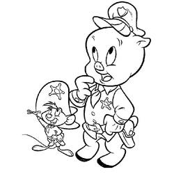 Dessin à colorier: Speedy Gonzales (Personnages de dessins animés) #30758 - Coloriages à Imprimer Gratuits