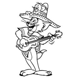 Dessin à colorier: Speedy Gonzales (Personnages de dessins animés) #30772 - Coloriages à Imprimer Gratuits
