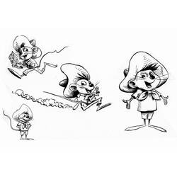 Dessin à colorier: Speedy Gonzales (Personnages de dessins animés) #30801 - Coloriages à Imprimer Gratuits