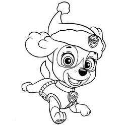 Dessin à colorier: Stella Pat Patrouille (Personnages de dessins animés) #181698 - Coloriages à Imprimer Gratuits
