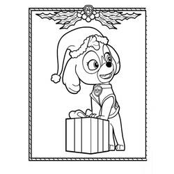 Dessin à colorier: Stella Pat Patrouille (Personnages de dessins animés) #181707 - Coloriages à Imprimer Gratuits