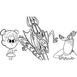 Dessin à colorier: Taffy (Personnages de dessins animés) #213052 - Coloriages à Imprimer Gratuits