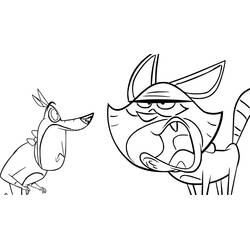 Dessin à colorier: Taffy (Personnages de dessins animés) #213053 - Coloriages à Imprimer Gratuits