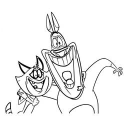 Dessin à colorier: Taffy (Personnages de dessins animés) #213054 - Coloriages à Imprimer Gratuits