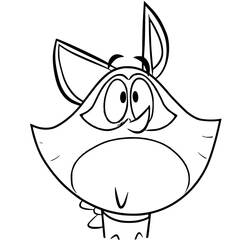Dessin à colorier: Taffy (Personnages de dessins animés) #213063 - Coloriages à Imprimer Gratuits