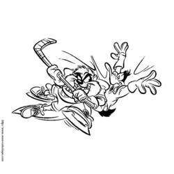 Dessin à colorier: Taz (Personnages de dessins animés) #30956 - Coloriages à Imprimer Gratuits