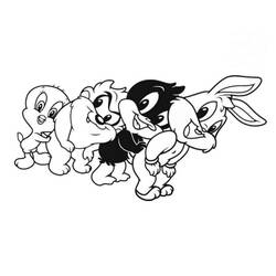 Dessin à colorier: Taz (Personnages de dessins animés) #31095 - Coloriages à Imprimer Gratuits