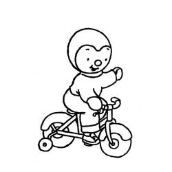 Dessin à colorier: Tchoupi (Personnages de dessins animés) #180318 - Coloriages à Imprimer Gratuits