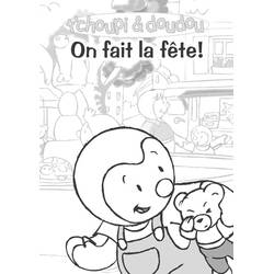 Dessin à colorier: Tchoupi (Personnages de dessins animés) #180322 - Coloriages à Imprimer Gratuits