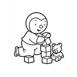 Dessin à colorier: Tchoupi (Personnages de dessins animés) #180326 - Coloriages à Imprimer Gratuits