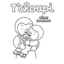 Dessin à colorier: Tchoupi (Personnages de dessins animés) #180332 - Coloriages à Imprimer Gratuits