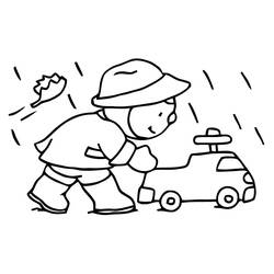 Dessin à colorier: Tchoupi (Personnages de dessins animés) #180337 - Coloriages à Imprimer Gratuits