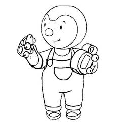Dessin à colorier: Tchoupi (Personnages de dessins animés) #180342 - Coloriages à Imprimer Gratuits