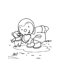 Dessin à colorier: Tchoupi (Personnages de dessins animés) #180345 - Coloriages à Imprimer Gratuits