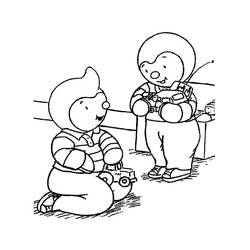 Dessin à colorier: Tchoupi (Personnages de dessins animés) #180346 - Coloriages à Imprimer Gratuits
