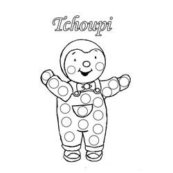 Dessin à colorier: Tchoupi (Personnages de dessins animés) #180349 - Coloriages à Imprimer Gratuits