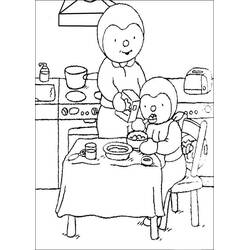 Dessin à colorier: Tchoupi (Personnages de dessins animés) #180352 - Coloriages à Imprimer Gratuits