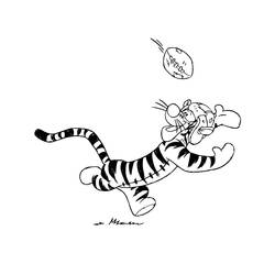 Dessin à colorier: Tigrou (Personnages de dessins animés) #188243 - Coloriages à Imprimer Gratuits