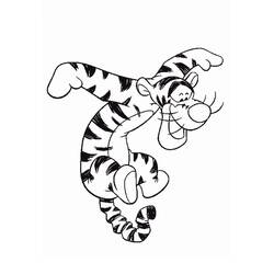 Dessin à colorier: Tigrou (Personnages de dessins animés) #188250 - Coloriages à Imprimer Gratuits