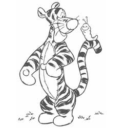 Dessins à colorier: Tigrou - Coloriages à Imprimer Gratuits