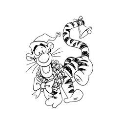 Dessin à colorier: Tigrou (Personnages de dessins animés) #188266 - Coloriages à Imprimer Gratuits