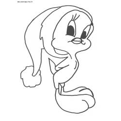 Dessin à colorier: Titi et Grosminet (Personnages de dessins animés) #29254 - Coloriages à Imprimer Gratuits