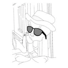 Coloriage Titi et Grosminet (Personnages de dessins animés) #29292 à imprimer et colorier