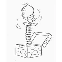 Dessin à colorier: Titi et Grosminet (Personnages de dessins animés) #29324 - Coloriages à Imprimer Gratuits