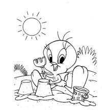 Page de coloriage Titi et Grosminet (Personnages de dessins animés) #29343, gratuite à imprimer