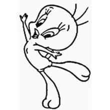 Dessin à colorier: Titi et Grosminet (Personnages de dessins animés) #29361 - Coloriages à Imprimer Gratuits