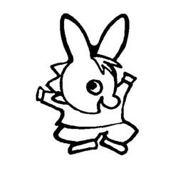Dessin à colorier: Trotro (Personnages de dessins animés) #178714 - Coloriages à Imprimer Gratuits