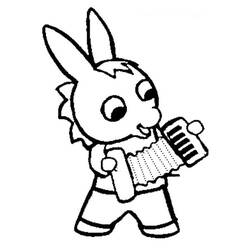 Dessin à colorier: Trotro (Personnages de dessins animés) #178718 - Coloriages à Imprimer Gratuits