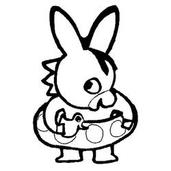 Dessin à colorier: Trotro (Personnages de dessins animés) #33910 - Coloriages à Imprimer Gratuits